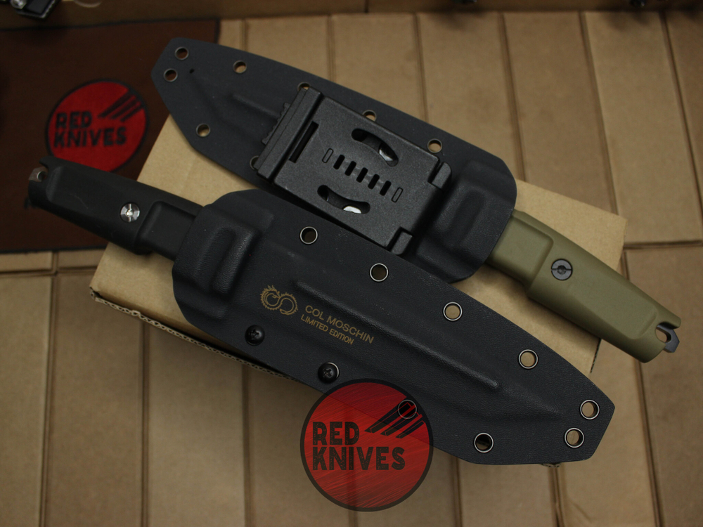 Нож Extrema Ratio Col Moschin - черная рукоять, клинок сатин