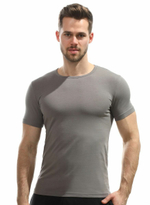 Мужская хлопковая футболка (Размер: M) (Цвет: красный)