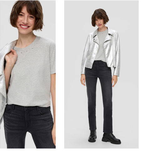 Джинсы женские Regular Fit / Mid Rise / Straight Leg