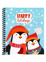 Блокнот А6 40л. "Рождество пингвинов" (40-1726) (Проф-Пресс)