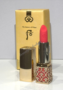 Губная помада полуматовая THE HISTORY OF WHOO VELVET LIP ROUGE # 24