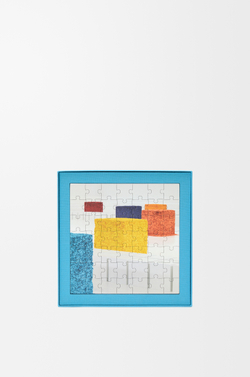 Loewe Сумка Confetti Puzzle 10 из классической телячьей кожи, разноцветный
