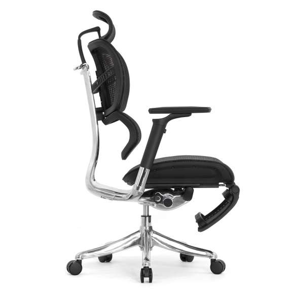 Кресло EXPERT 2 FLY RFYM 01 (сидение MAX с подножкой, подлокотник 6D(360), сетка черн/каркас черн)