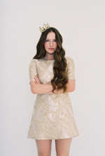 Regina gold dress