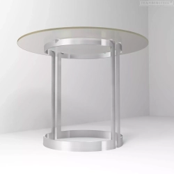 Стол стеклянный круглый MOON