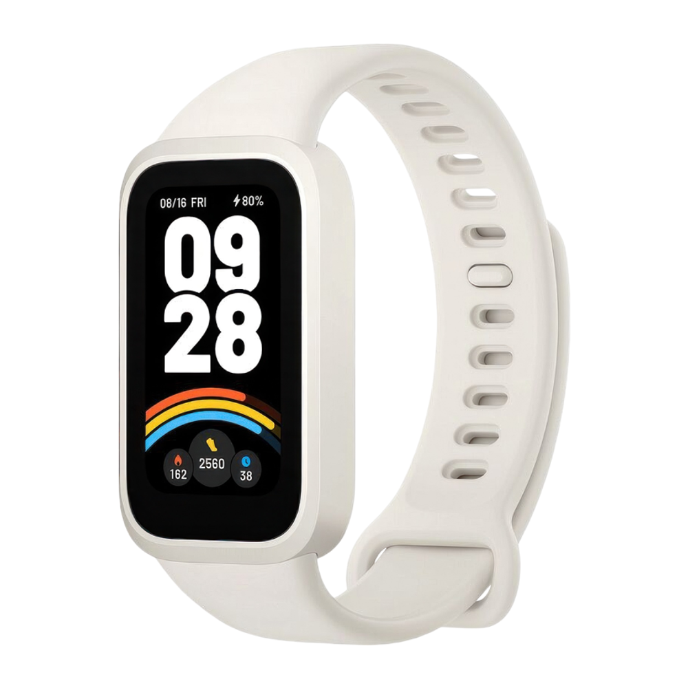 Фитнес-браслет Xiaomi Smart Band 9 Active (версия Global), Бело-бежевый