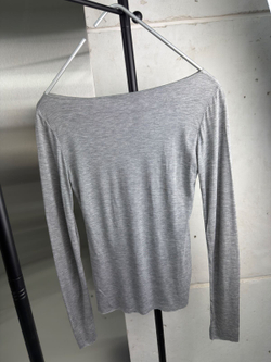 Лонгслив женский арт. 0100 цвет "серый"