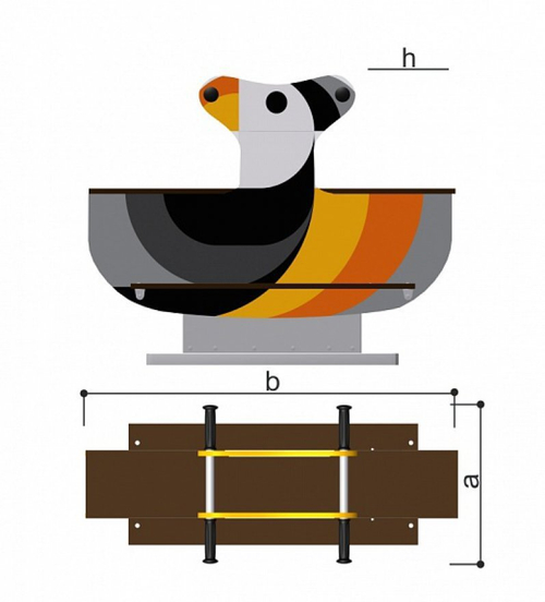 Качалки 2х Romana 108.53.00-02
