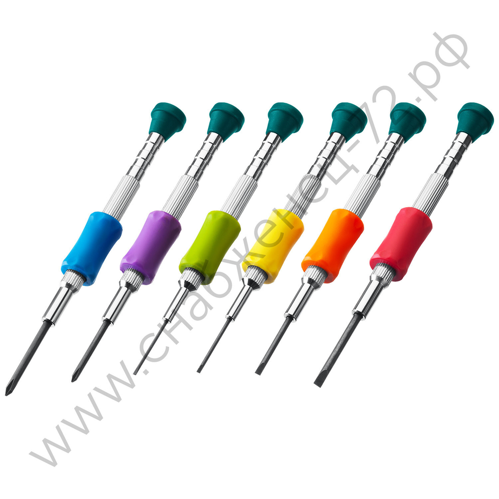 KRAFTOOL Precision-6 6 предм., Отвертка для точных работ (25679)