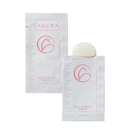 Омолаживающий мини-набор косметики Kyoto Komachi Sakura Aging Care Utility set