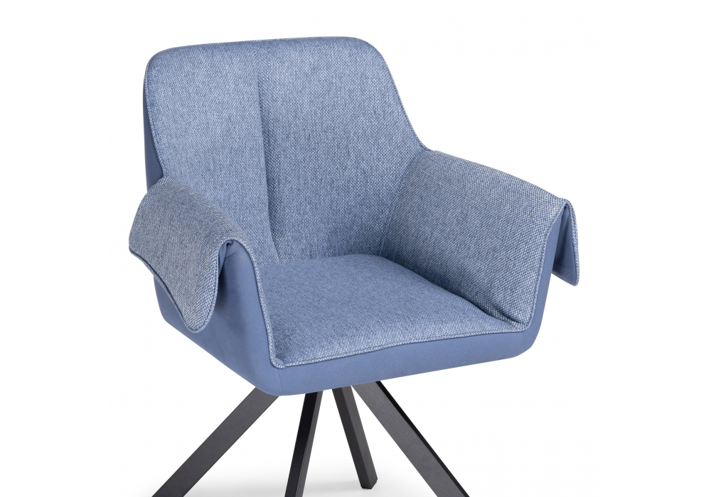 Стул на металлокаркасе Woodville Каита neptun 35, flex 754, черный