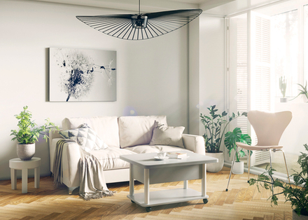 Стол-трансформер ГЗМИ Дебют 3, Серый/Ножки белые