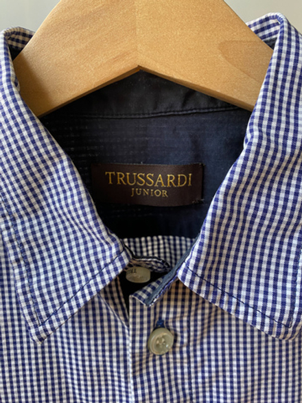 Хлопковая рубашка Trussardi, 140