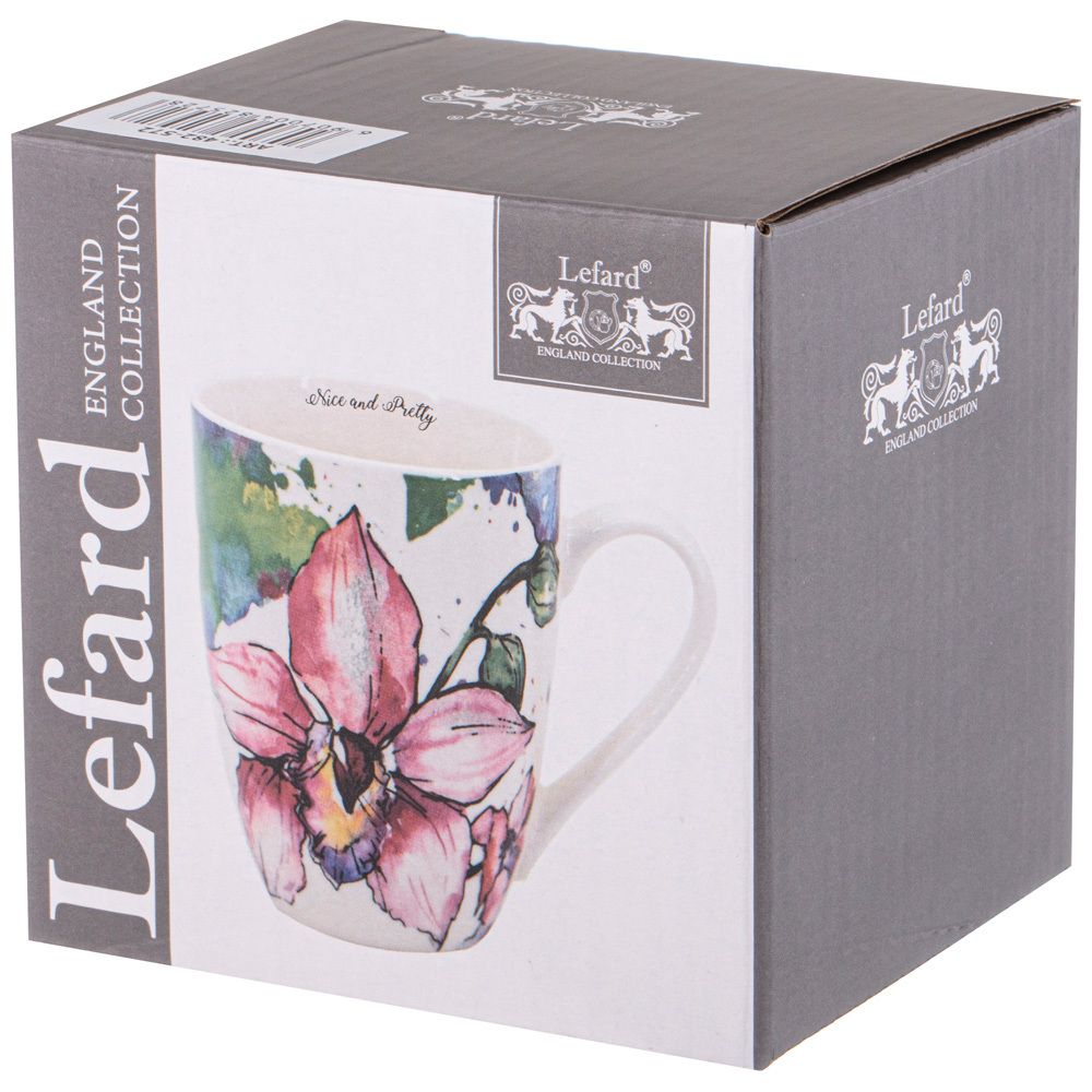 КРУЖКА "ОРХИДЕЯ" 360 МЛ (КОР=36 ШТ) 12*8,6*10,8СМ