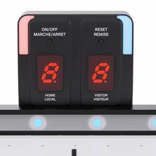 Игровой стол – аэрохоккей с подсветкой DFC Championship 53&amp;quot; 135 х 65 см, складной, белый