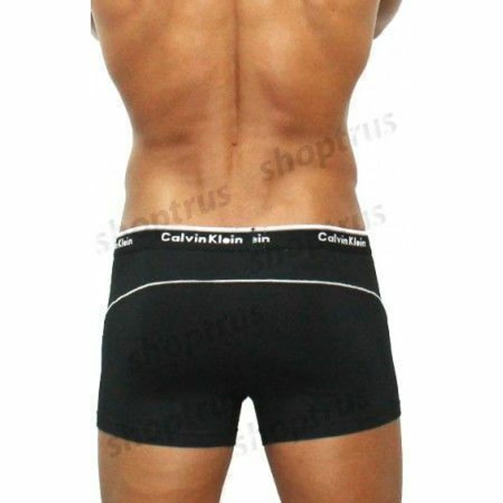 Мужские трусы боксеры черные Calvin Klein Boxer Black