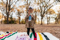 Детская термобутылка Klean Kanteen Insulated Kid Classic Narrow 12oz (355 мл) Navy Hearts