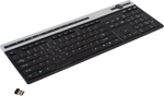 Клавиатура SVEN Wireless KB-E5500W Black  &lt;USB&gt; 115КЛ,  беспроводная