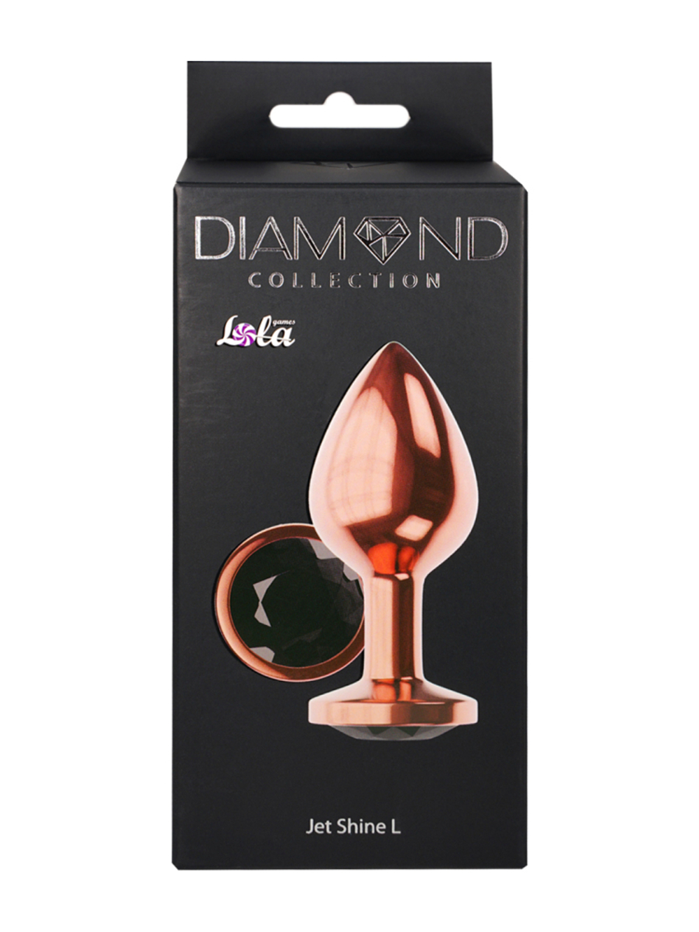 Diamond Shine L - Анальная Пробка, Розовое Золото