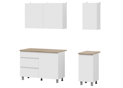 Кухня «Денвер» Белая 160 см