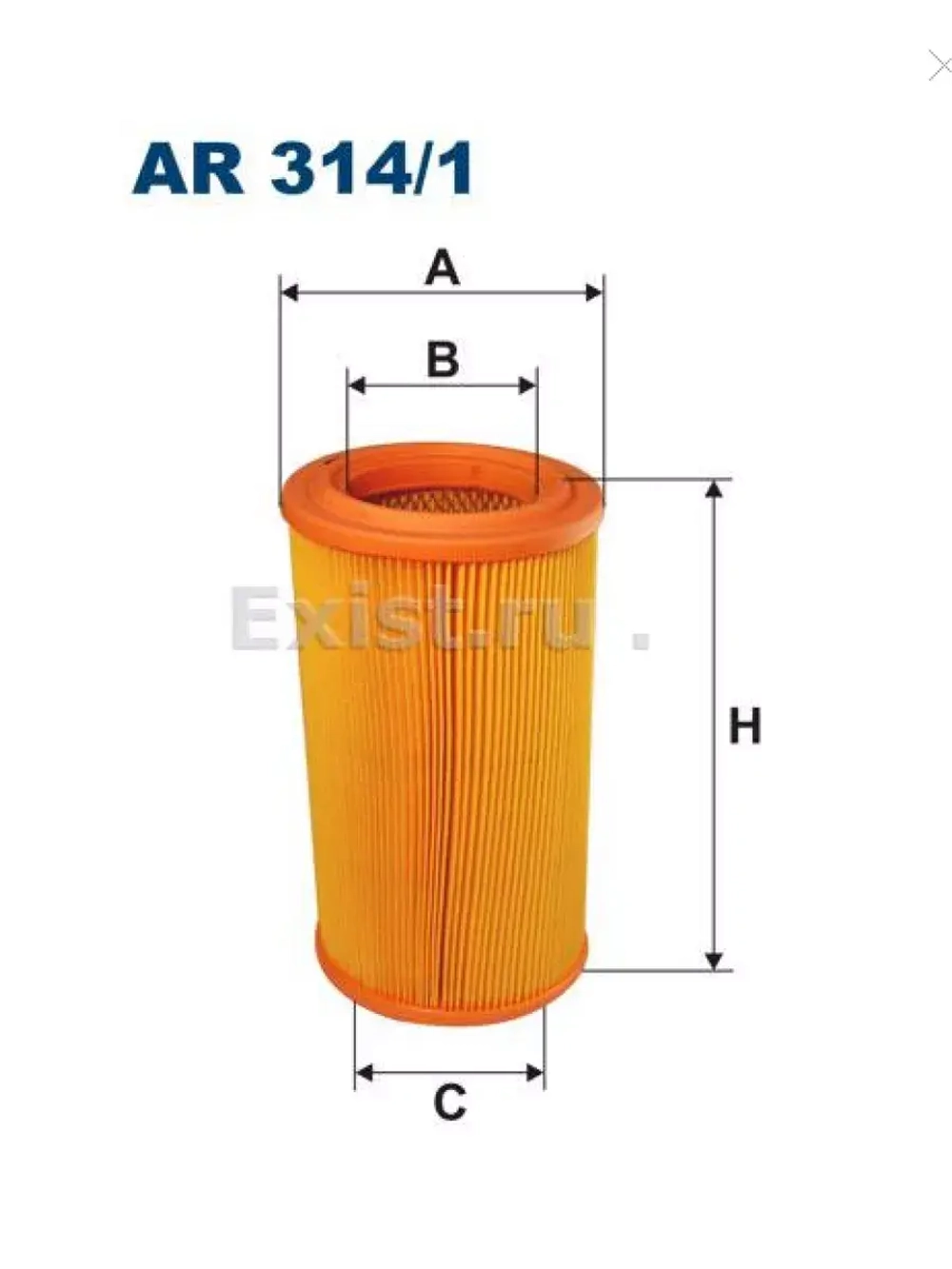 Фильтр воздушный AR314/1