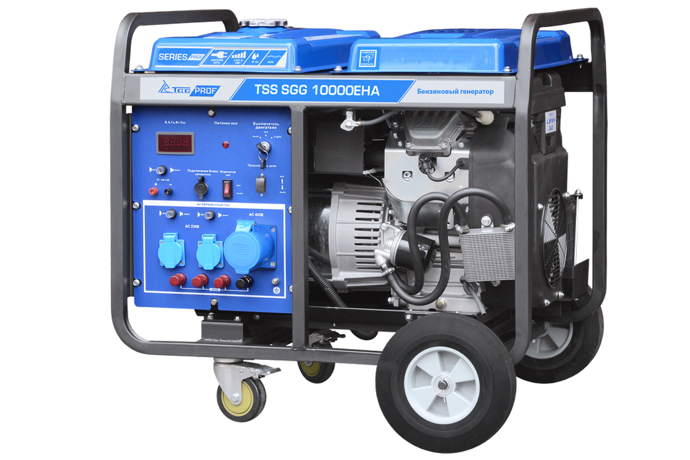Генератор бензиновый TSS SGG 10000EHA - [10 кВт / 43.5 А] с блоком АВР