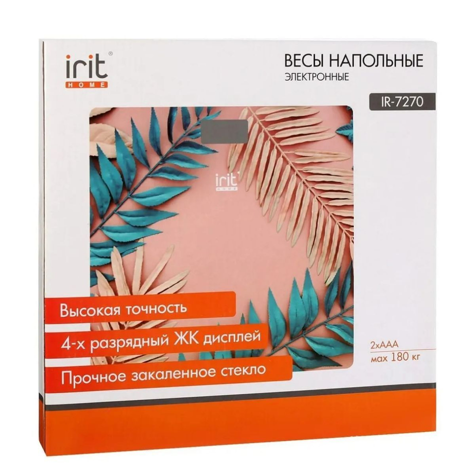 Весы напольные электронные, Irit, IR-7270, до 180 кг