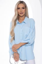 Рубашка Лето голубая Б10073 LT Collection