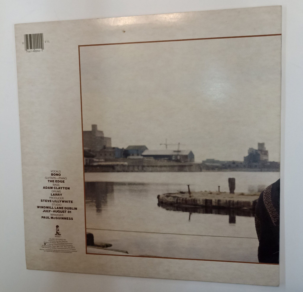 Винтажная виниловая пластинка LP U2 October (USA 1983)