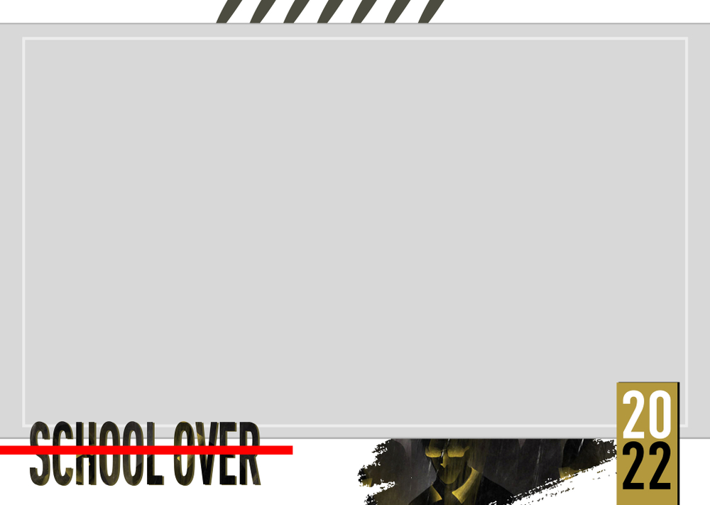 PSD-Шаблон фотокниги "School Over"