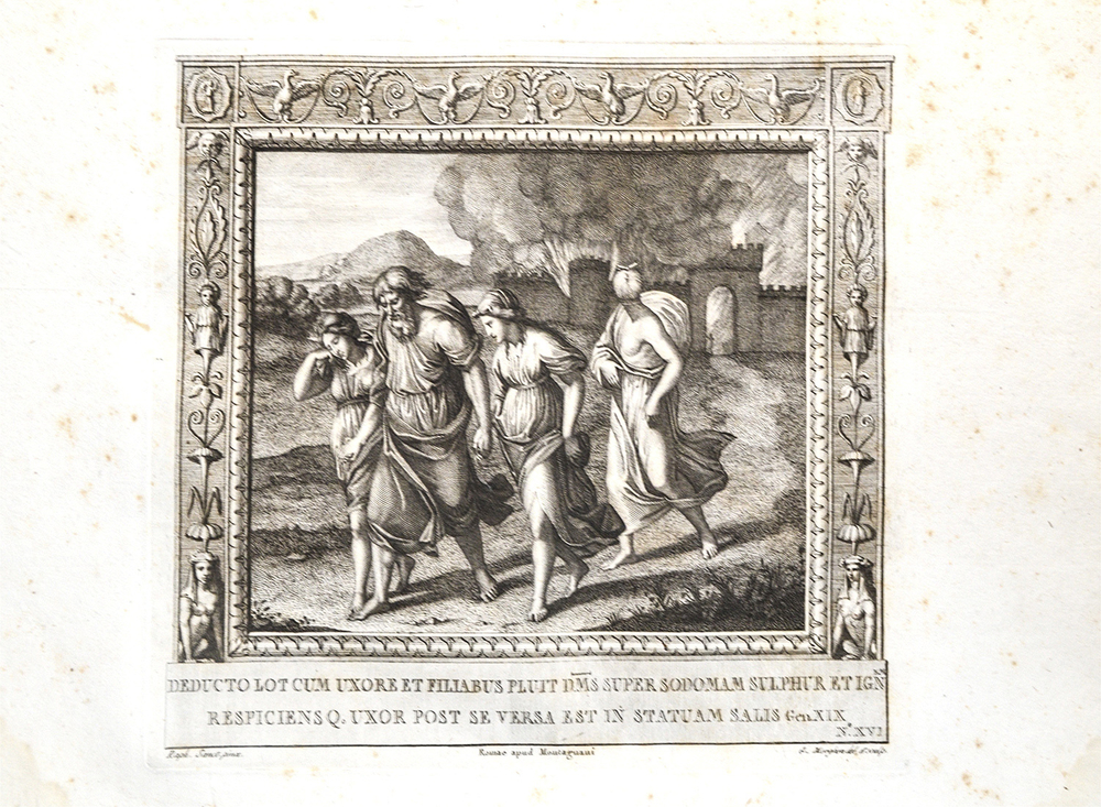 Фрески (картины) из перистилей Ватикана, руки Рафаэля Санти. На новых медных дощечках, изготовленных