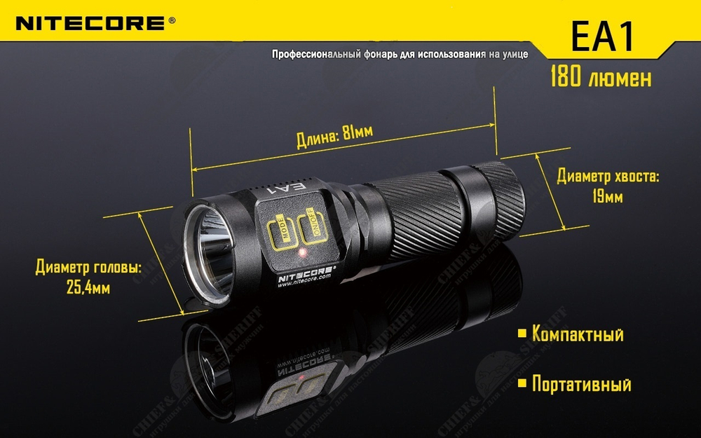 Фонарь EA1 NITECORE