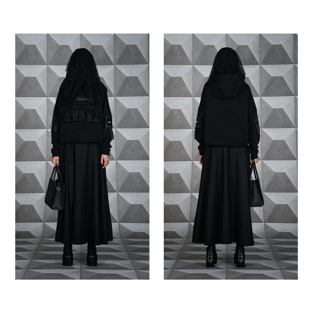 Худи Heartz Night-9 черный