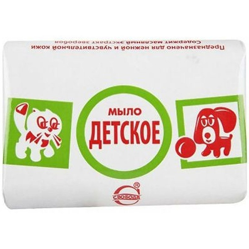 SVOBODA мыло Детское д/Нежной и Чувствительной кожи 90гр