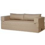Бескаркасный диван-кровать c подлокотниками BuyDream Plus (бежевый)