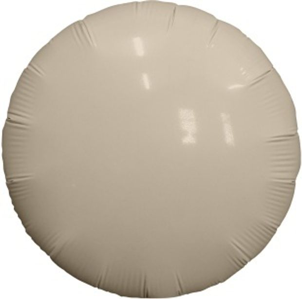 Ag Шар 18'' / 45 см круг Мистик Кремовый Сатин (БГ-15)