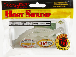 Мягкая приманка Lucky John Series HOGY SHRIMP 3.5in (89 мм), цвет 033, 5 шт.