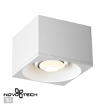 358653 OVER NT21 146 белый Накладной светодиодный светильник IP20 LED 4000К 12W 220V PATERA