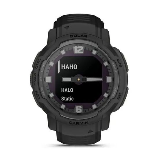 Умные часы Garmin Instinct Crossover Solar - Tactical Edition, черный