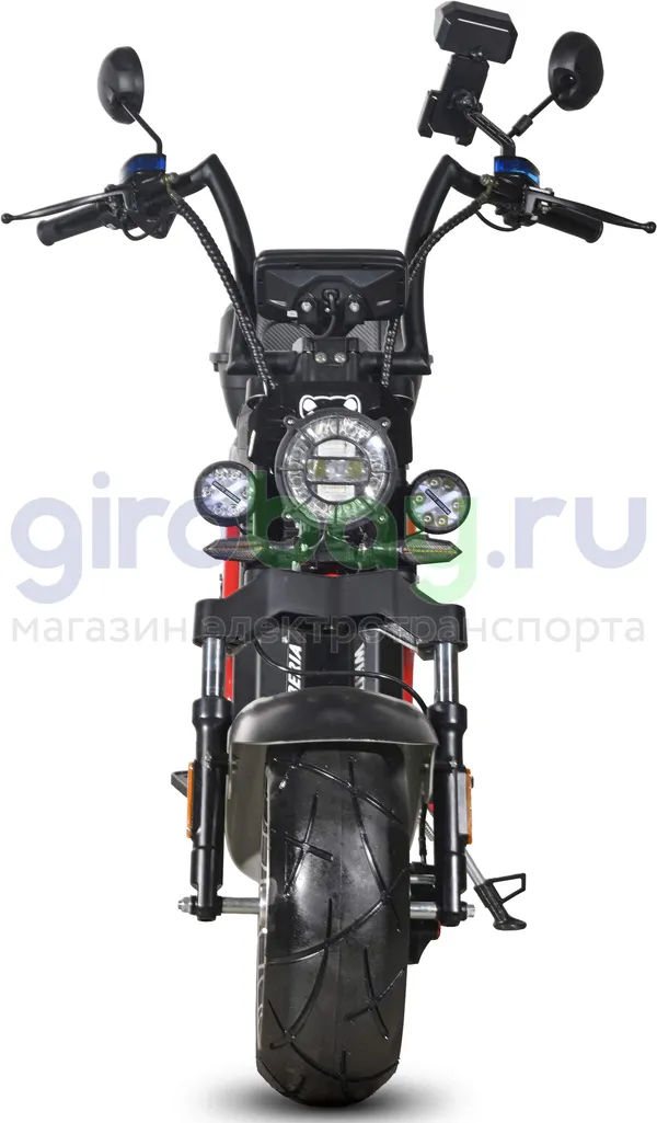 Электроскутер WHITE SIBERIA PRO BLACK EDITION 5000W (60V/40Ah) фото №9