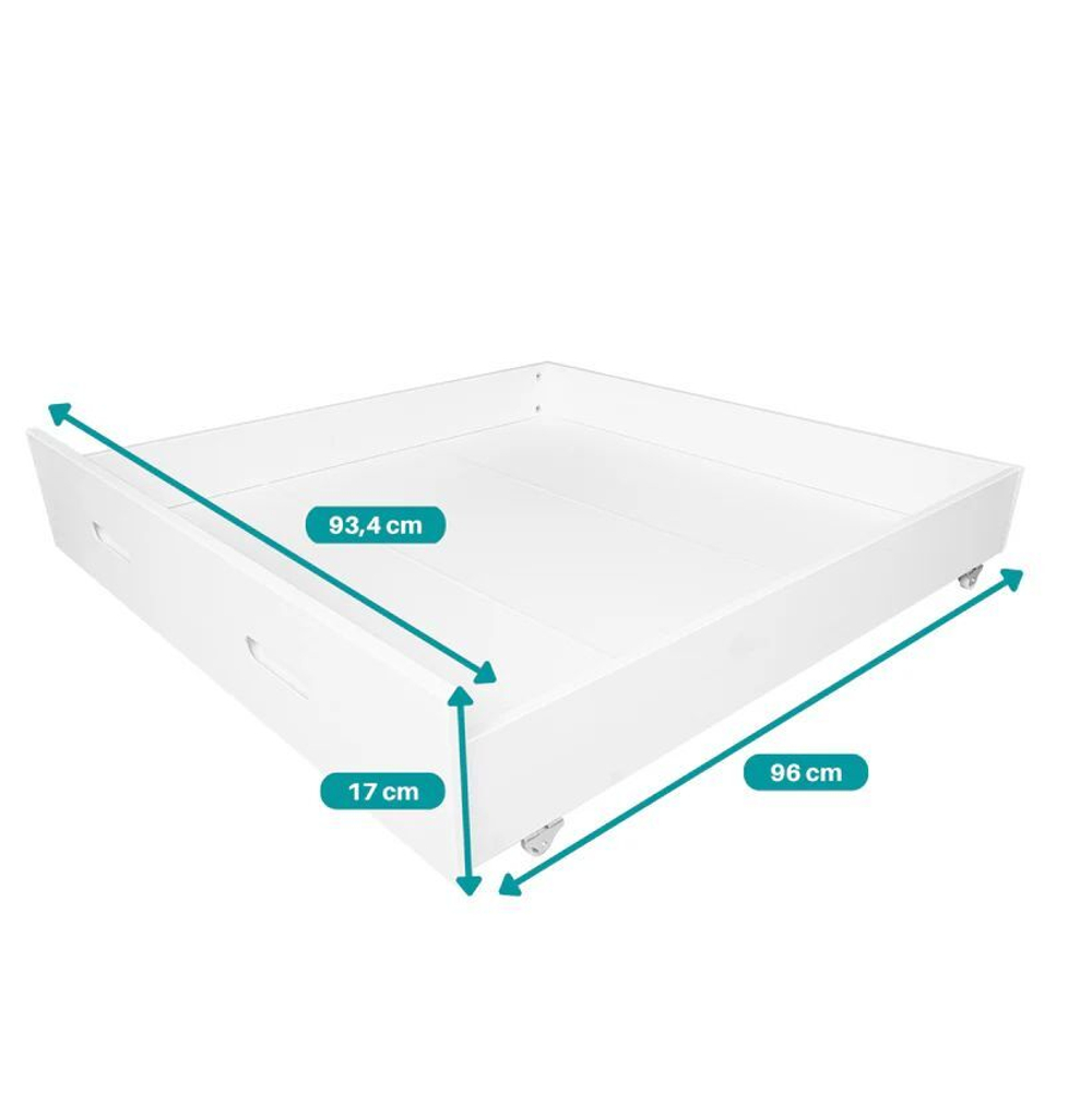 Комплект ящиков (2 шт) к кровати Альков 90х200, массив сосны