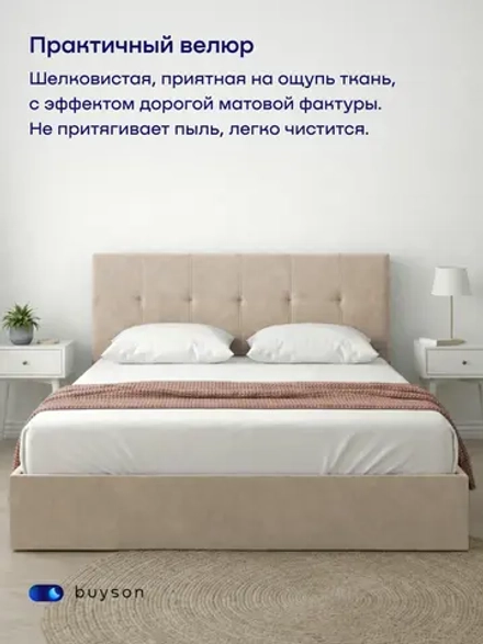 Кровать БайДрим (велюр, без ПМ)