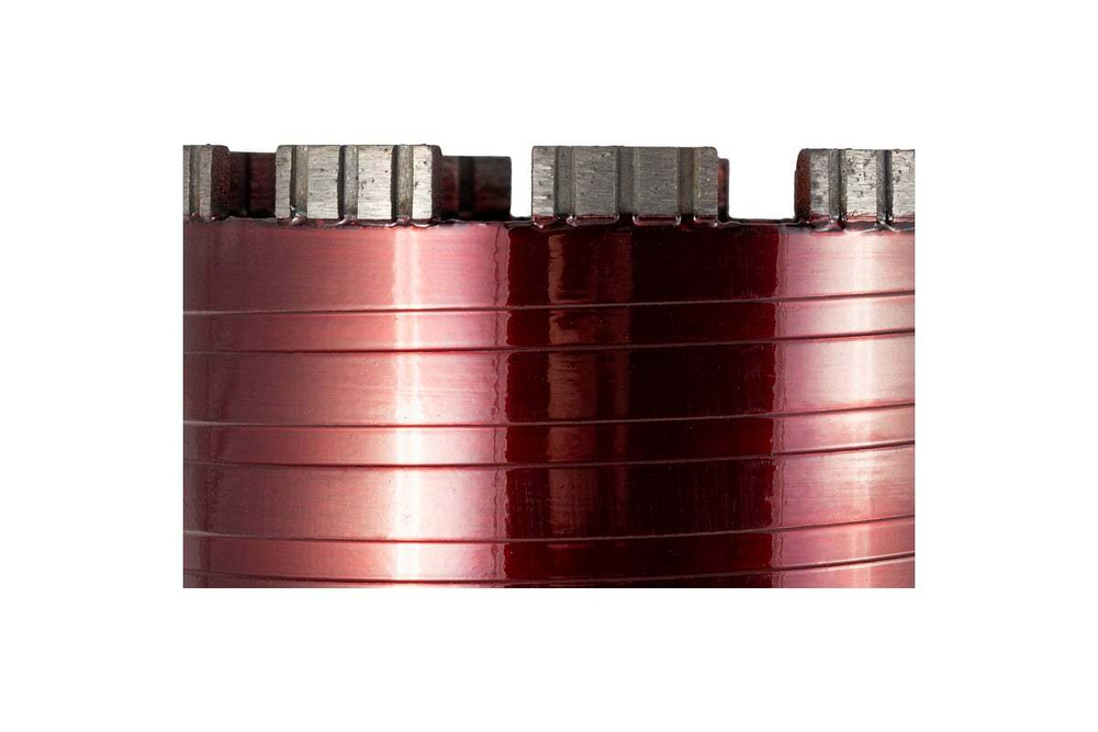 Коронка алмазная Diam САСС Extra Line Titan HIT 132x450 мм, 6 сегментов, 1 1/4 UNC, армированный бетон 313041