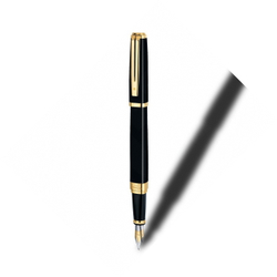 Перьевая ручка Waterman Exception Ideal Black/GT