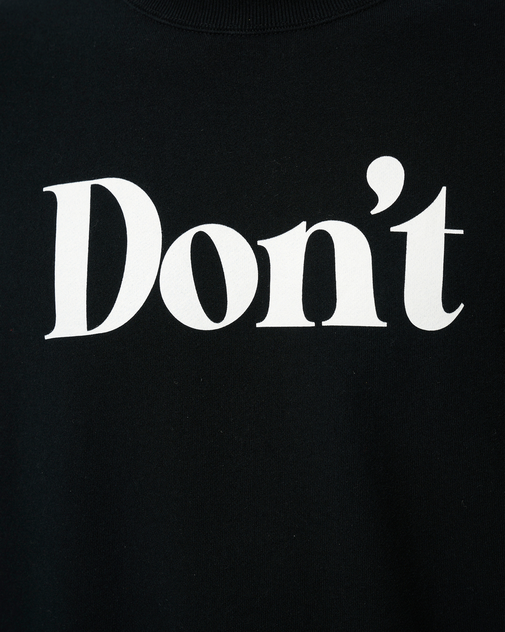 UNDERCOVER СВИТШОТ ЧЕРНЫЙ DON'T