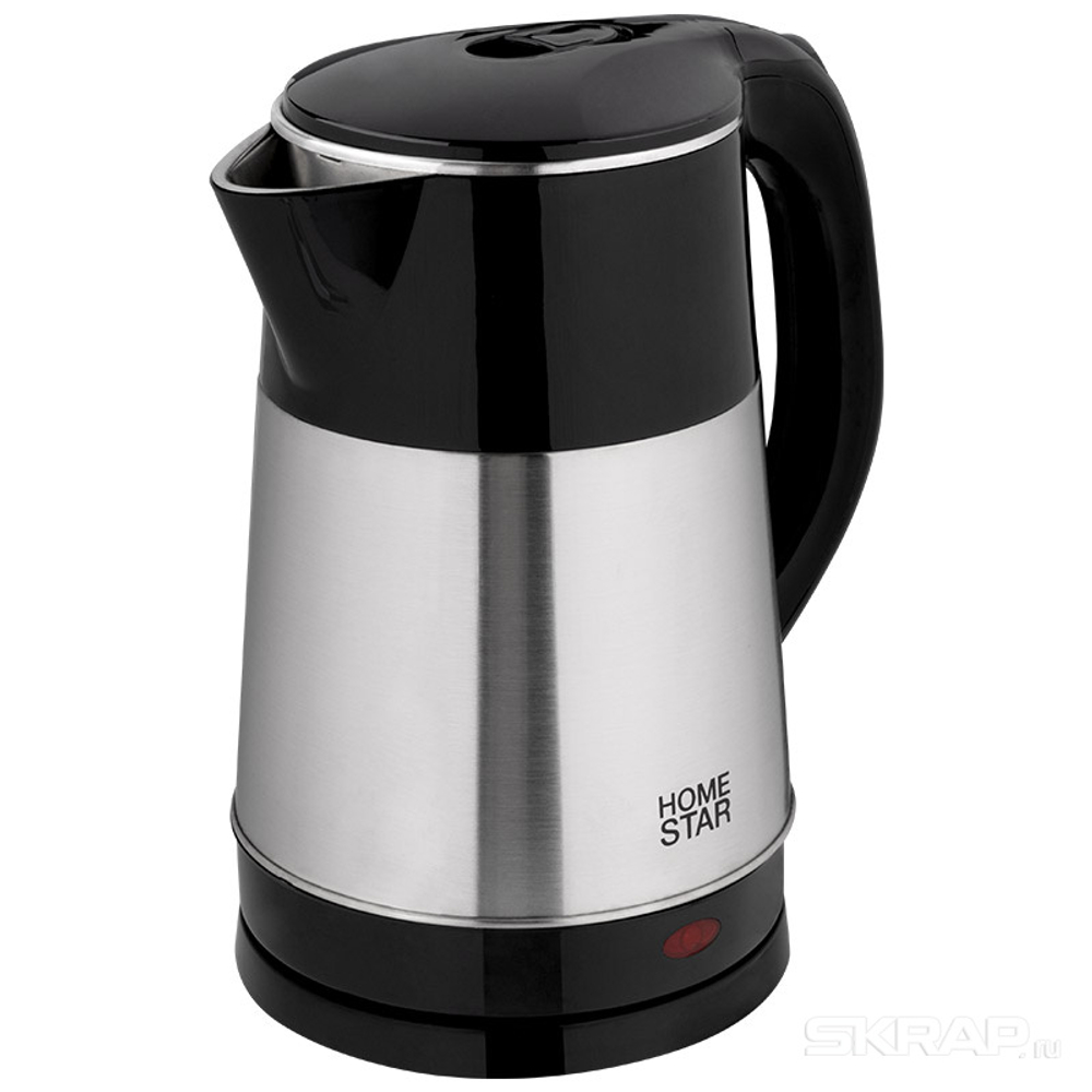 Чайник HOMESTAR HS-1055 стальной черный (106467)