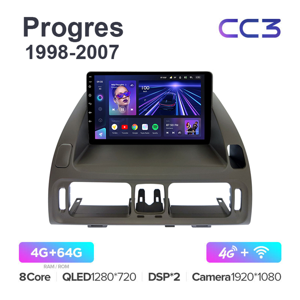 Teyes CC3 9"для Toyota Progres 1998-2007