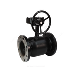 Кран шаровой сталь 09Г2С Ballomax КШТ 61.103 Ду 200 Ру16 фл L=410мм с редуктором BROEN КШТ 61.103.200.Р.16