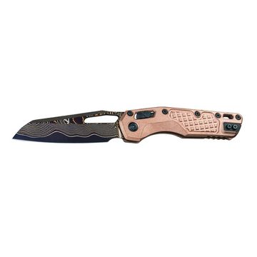 Нож Microtech MSI 210-16FRMS3 с клинком из стали Coppermai Damascus, рукоять Медь