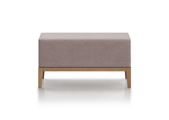 Банкетка Fjord 80 см (пыльная роза Prime, бук)